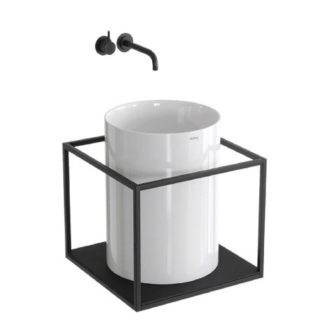 Раковина GALASSIA CORE 7305 MT накладная без перелива цвет белый матовый