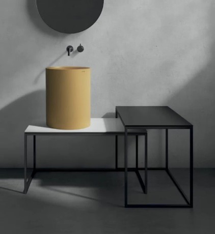 Раковина GALASSIA CORE 7305 OC накладная без перелива цвет охра матовый