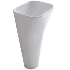 Раковина GALASSIA MEG11 PRO 5405P без отверстий без перелива цвет белый глянцевый