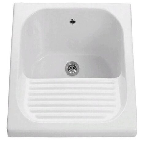 Раковина GALASSIA OSIRIDE 2003 хозяйственная встраиваемая сверху на тумбу 9001