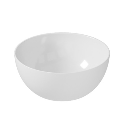 Раковина GALASSIA DREAM 7307 накладная без отверстий без перелива цвет белый глянцевый