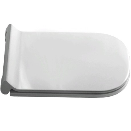 Сиденье с крышкой GALASSIA Meg11 PRO 5478 MT с микролифтом быстросъемное тонкое цвет белый матовый