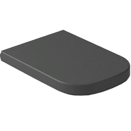 Сиденье с крышкой GALASSIA Meg11 PRO 5478 NEMT с микролифтом быстросъемное тонкое цвет черный матовый