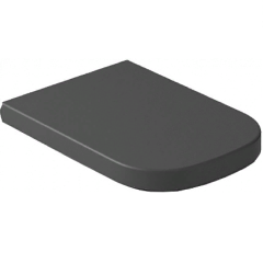 Сиденье с крышкой GALASSIA Meg11 PRO 5478 NEMT с микролифтом быстросъемное тонкое цвет черный матовый