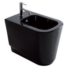 Биде GALASSIA Meg11 5410 NE напольное с крепежом цвет черный глянцевый