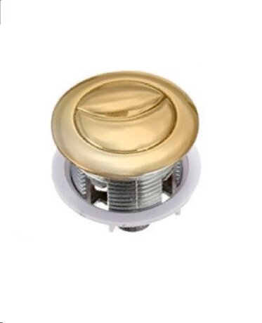 Кнопка GALASSIA 18112OR для механизма двойного слива цвет золото