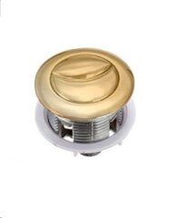 Кнопка GALASSIA 18112OR для механизма двойного слива цвет золото