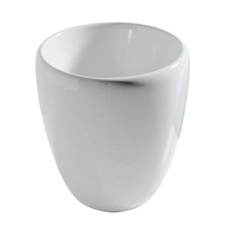 Раковина GALASSIA ERGO 7104 MT накладная без отверстий без перелива цвет белый матовый