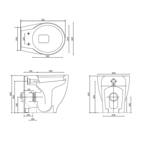 КОМПЛЕКТ унитаз GALASSIA Ergo 7107 напольный с сиденьем крышкой с плавным опускание 7115 цвет белый глянцевый