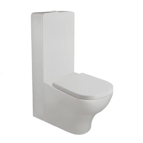 Унитаз моноблок с бачком GALASSIA PLUS DESIGN 6117 7113 напольный цвет белый глянцевый