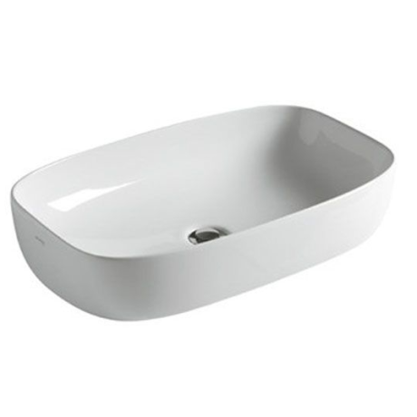 Раковина GALASSIA DREAM 7300 MT накладная без отверстий без перелива цвет белый матовый