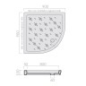 Поддон GALASSIA VENUS MAX 1009 90x90x10 угловой ИДУТ С ФАБРИКИ БЕЗ КОРОБКИ
