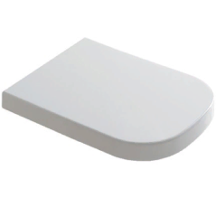 Сиденье с крышкой GALASSIA Meg11 PRO 5454 цвет белый глянцевый