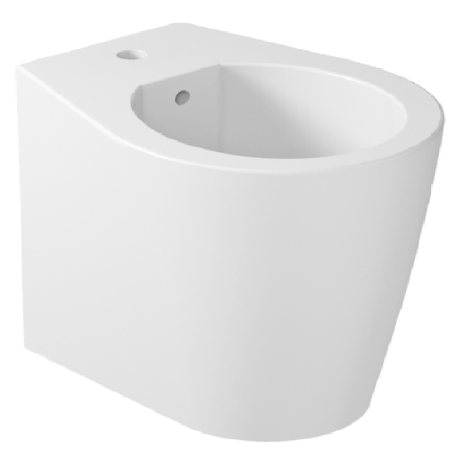 Биде GALASSIA xES 9908 напольное с одним отверстием с крепежом цвет белый глянцевый