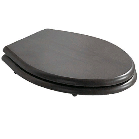 Сиденье с крышкой GALASSIA ETHOS 8482 RM петли хром цвет тёмный дуб