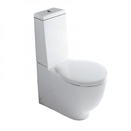 Унитаз моноблок с бачком GALASSIA ERGO 7111 7112 9046 7115 напольный с сиденьем с плавным опусканием цвет белый глянцевый