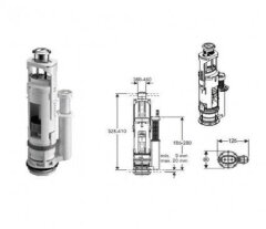Механизм смыва GALASSIA 9046