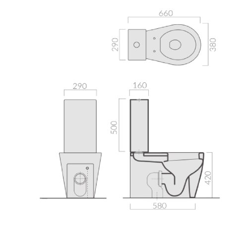 Унитаз моноблок с бачком GALASSIA xES 9910 9925 напольный цвет белый глянцевый