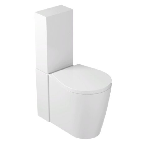 Унитаз моноблок с бачком GALASSIA xES 9910 9925 напольный цвет белый глянцевый