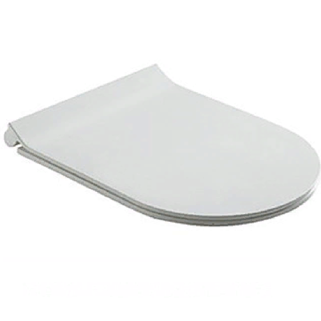 Сиденье с крышкой GALASSIA Dream 7315 тонкое цвет белый глянцевый
