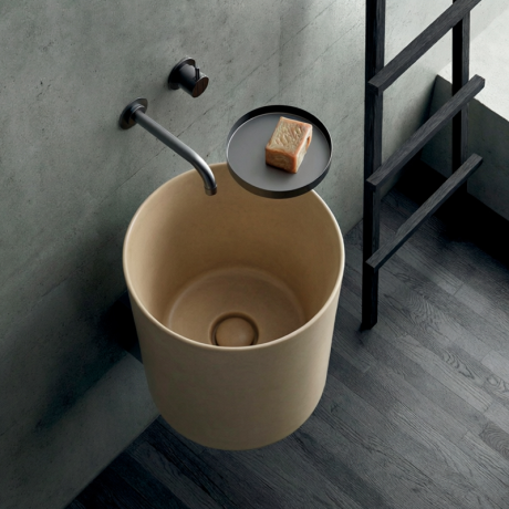 Раковина GALASSIA CORE 7305 SA накладная без перелива цвет песочный матовый