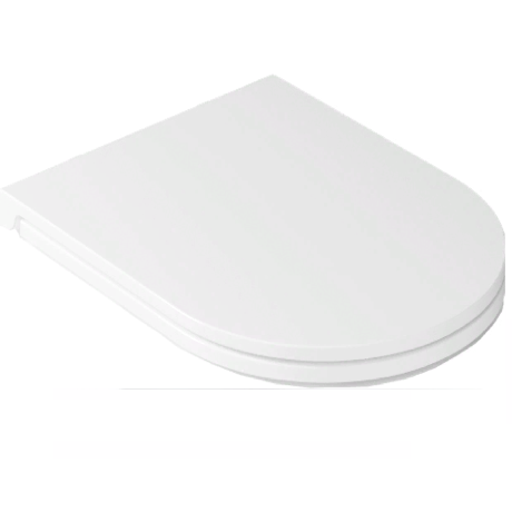 Сиденье с крышкой GALASSIA Dream 7329 тонкое цвет белый глянцевый